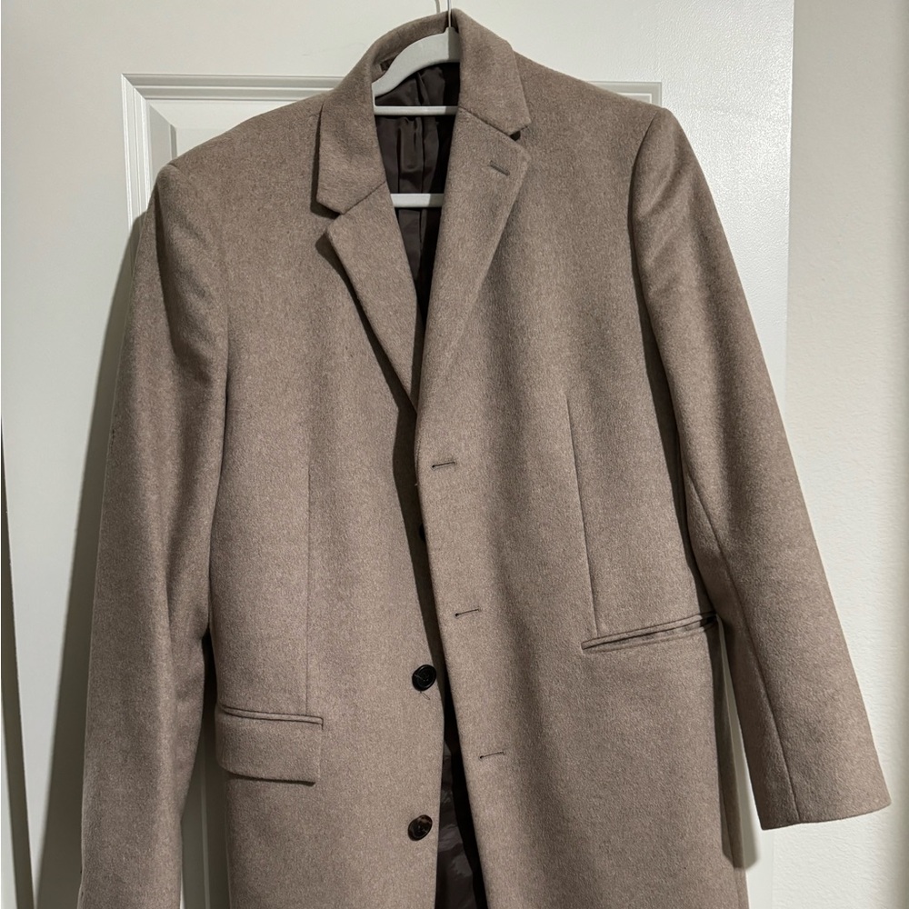 Theory Men's Beige Trench Coat
